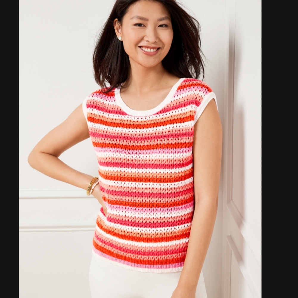 Talbots Multicolor Knit Top